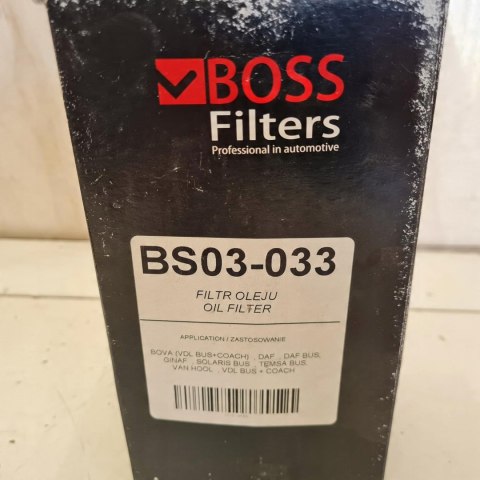 DAF 85 CF FILTR OLEJU BOSS FILTERS BS03-033