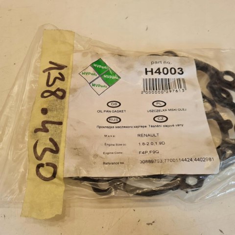 RENAULT F4P F9Q USZCZELKA MISKI OLEJOWEJ H4003