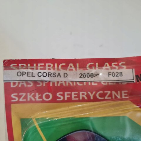 OPEL CORSA D SZKŁO WKŁAD LUSTERKA LEWE F028 L