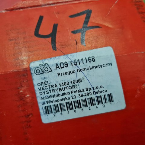 OPEL VECTRA A 1.4 1.6 PRZEGUB NAPĘDOWY AD9 1511168