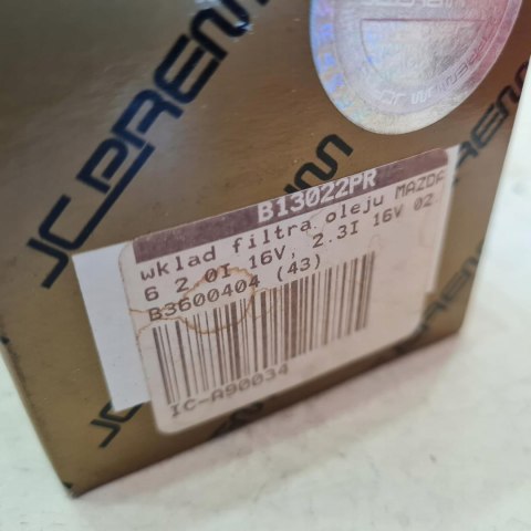 FORD MONDEO III MAZDA 6 1.8 2.0 FILTR OLEJU JC PREMIUM B13022PR