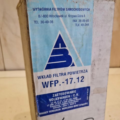VW LT 28 TRANSPORTER T3 FILTR POWIETRZA WFP.-17.12