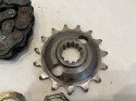 KAWASAKI GPZ 1100 UNI-TRAK U.T. UNITRAK TOP GUN NAPĘD ŁAŃCUCH ZĘBATKI KPL