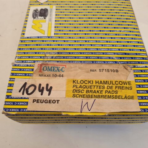 PEUGEOT 405 KLOCKI HAMULCOWE KOMPLET TOMEX-C 10-44