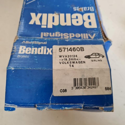 VOLKSWAGEN TRANSPORTER T4 KLOCKI HAMULCOWE KPL BENDIX 571460B