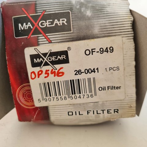 FORD ESCORT IV V VI VII MONDEO I II FILTR OLEJU MAXGEAR 26-0041