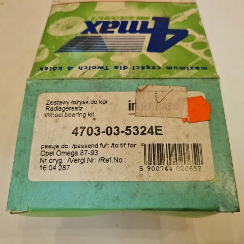 OPEL OMEGA 87-93 ŁOŻYSKO KOŁA 4MAX 4703-03-5324E
