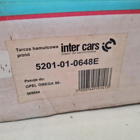 OPEL OMEGA A 90- TARCZA HAMULCOWA KOMPLET 4MAX 5201-01-0648E