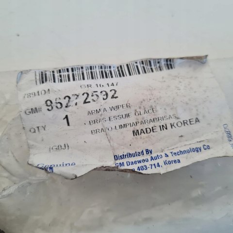 DAEWOO NUBIRA II RAMIĘ WYCIERACZKI PRAWE 96272592