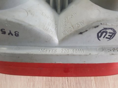 KAWASAKI ZZR 600 LAMPA TYŁ TYLNA