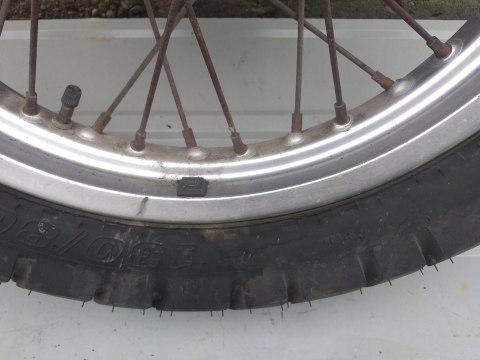 KOŁO FELGA TYŁ KAWASAKI KLR 650